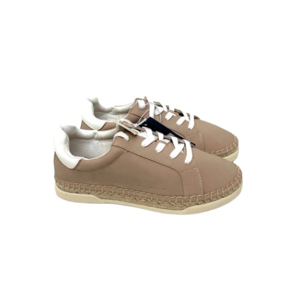 Universal Thread Shaelyn Espadrille Tan Lace Up Boho Sneaker With Memory Foam